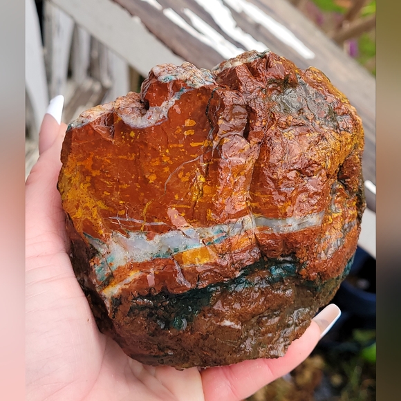 Colorful Rough Natural Jasper - Picture 9 of 16